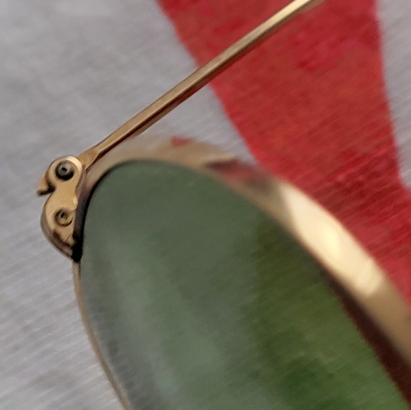 VINTAGE RAYBAN 12K GOLD FILLED AVIATOR USA KOREAN WAR ERA Top Gun - Picture 10 of 16